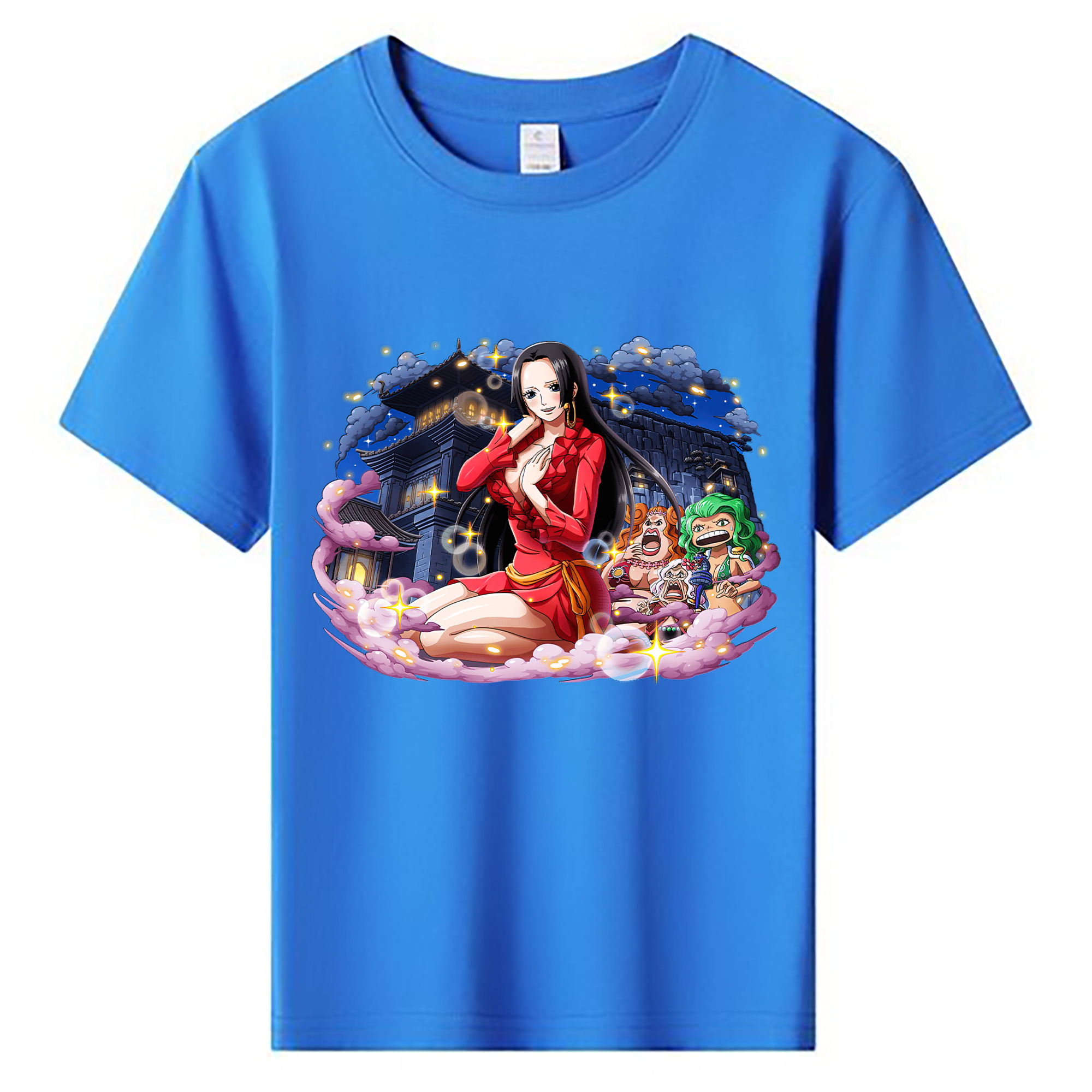 ワンピース ボア・ハンコック ONE PIECE Boa·Hancock 綿100％キッズTシャツ（フロントプリント）